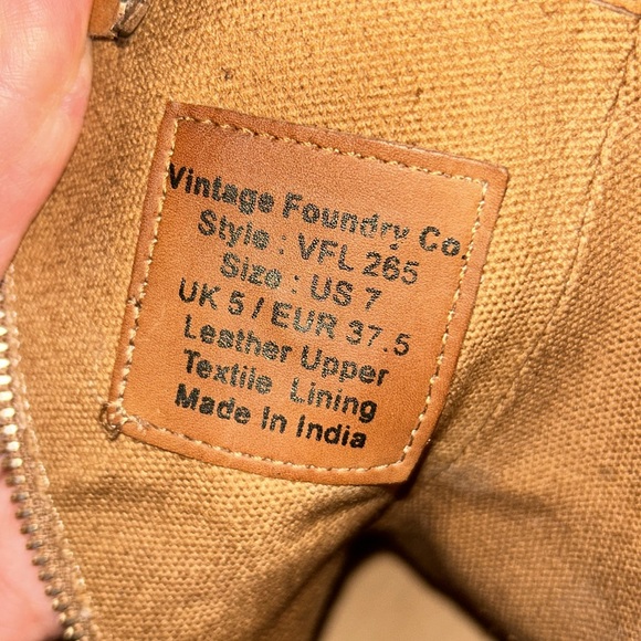 Vintage Foundry Co, Women’s Stacy Boot sz 7 in Camel - NEW - ships without box - Picture 17 of 17